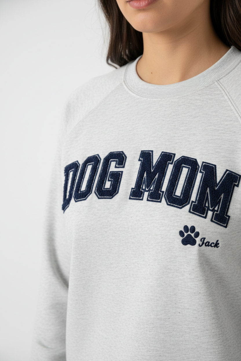 Dog mom college betűk