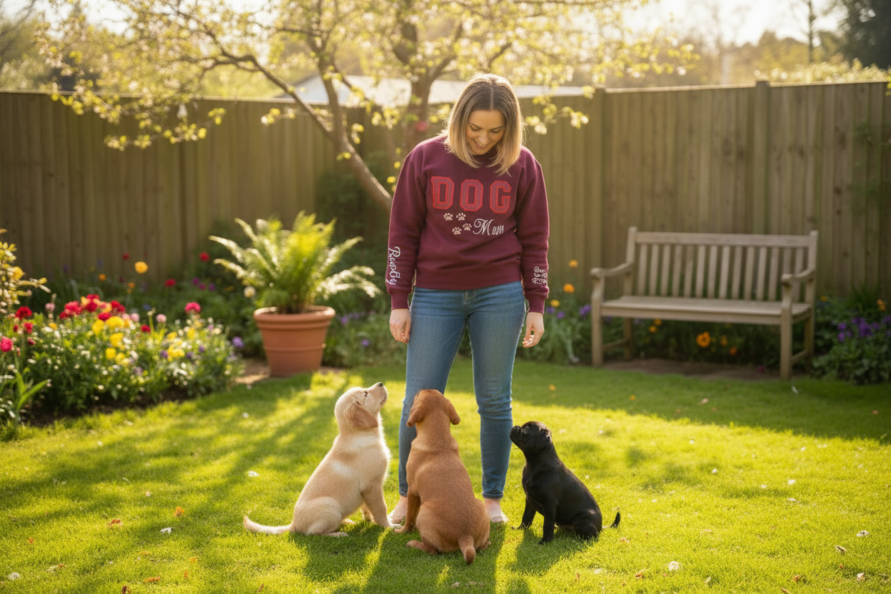 Dog Mum pulóver kutyákkal